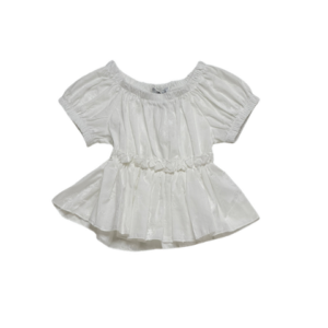 MIRISOL lány fehér húzott póló