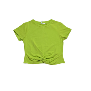 LU LÚ BY MISS GRANT lány zöld húzott póló