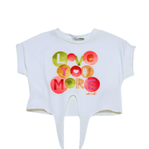 LU LÚ BY MISS GRANT lány póló "Love you more" felirat