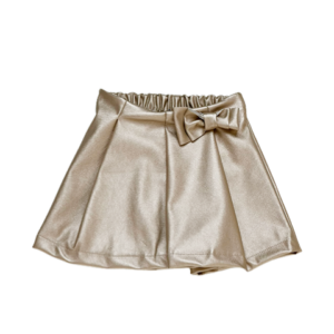 ENYLÓ lány bőr rövidnadrág arany