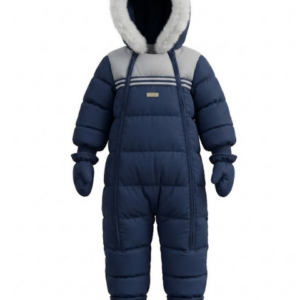 Giubbino capuccio staccabile blue grigio Téli Toll kezelábas Fiú
