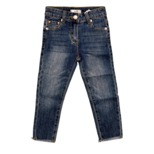 Y-Clú Pantalone Jeans Ragazza con cintura Y20122 Lány farmer