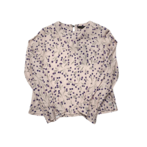 Manila Grace Camicia Fiore viola MG  Virágos lila Ing