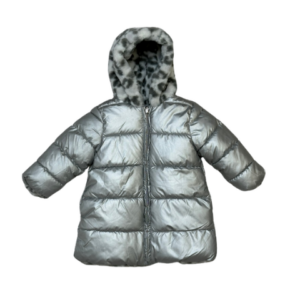 Giubbino Reversibile Grigo, bianco, Kifordithatós Szürke fehér zöld pöttyös kabát