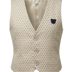 GILET BAMBINO BEIGE/BLU Gyerekmellény kék/bézs - 6 hó