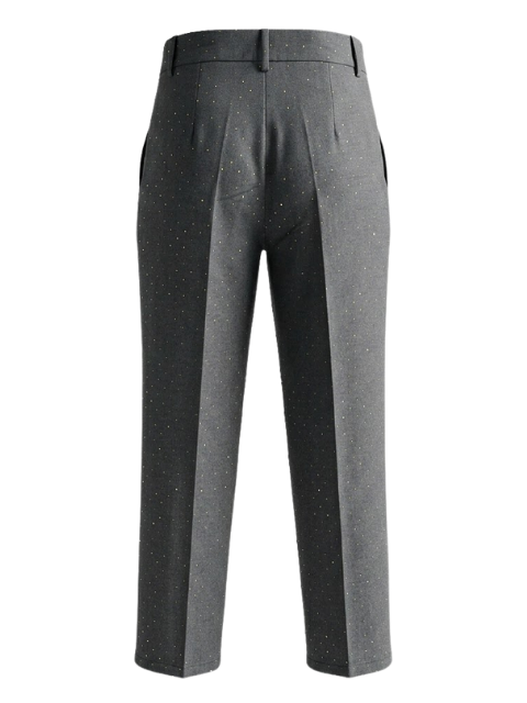 Manila Grace Pantalone C/Borchie MG2419 Köves szürke Nadrág - Image 2