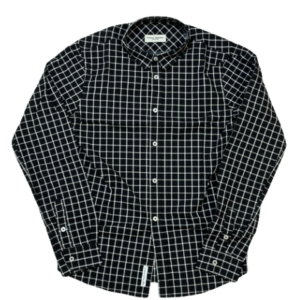 Paolo Pecora Camicia Nero/bianco PP1052 Fekete Fehér Kockás Ing