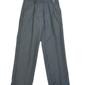 Manila Grace Pantalone C/Borchie MG2419 Köves szürke Nadrág