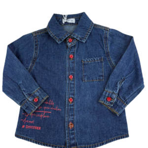 Y-Clú Camicia Jeans BYN10735 Kisgyerek farmer ing
