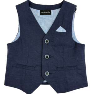 Sarabanda GILET BLU BAMBINO Fiú kék mellény