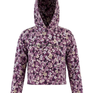Maglia cropped Fantasia MG 2470 Kapucnis Virágmintás Pulóver