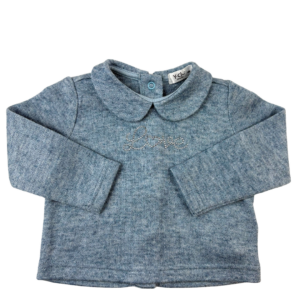 Y-Clú Maglia Neonato Polvere YFNF24M556 Lány Pulóver Kék