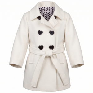Miss Grant Capotto Baby Off White MG0271 Baba Off Fehér Baby Kabát - 12 hó