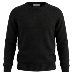 Paolo Pecora Maglia Nero PP0935 Fekete Pulóver