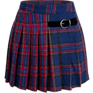 Y-Clú Gonna Bambina Quadri YB20496 Kockás Lány Szoknya