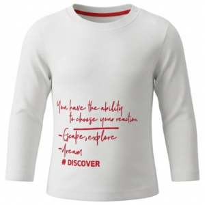 Y-Clú T-Shirt ML Neo Latte BYN10733 Kisgyerek hosszú ujjú tej poló