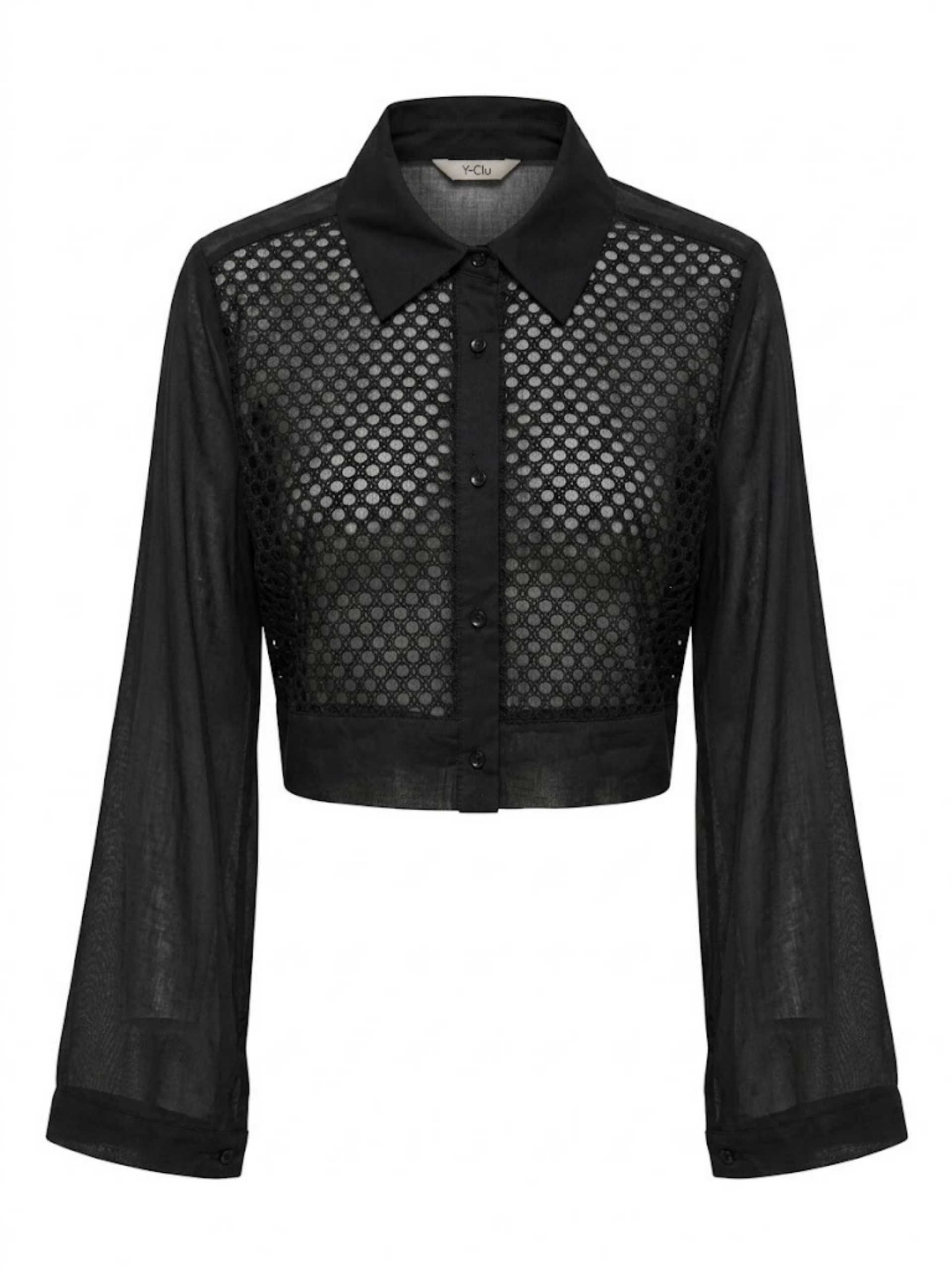 Y-Clú Y21042 Camicia Junior Nero Fekete Ing