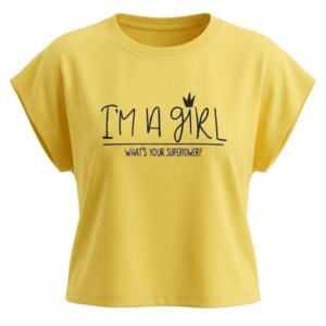 Y-Clú Y21110 T-Shirt Corta Junior Giallo Sárga rövid póló - 12 év