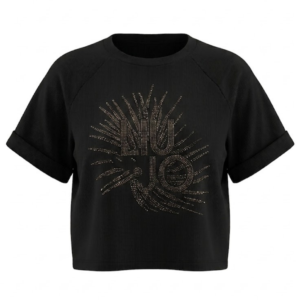 Liu Jo Ragazza T-SHIRT M/C ST P Nero XS GA2186 lány fekete póló